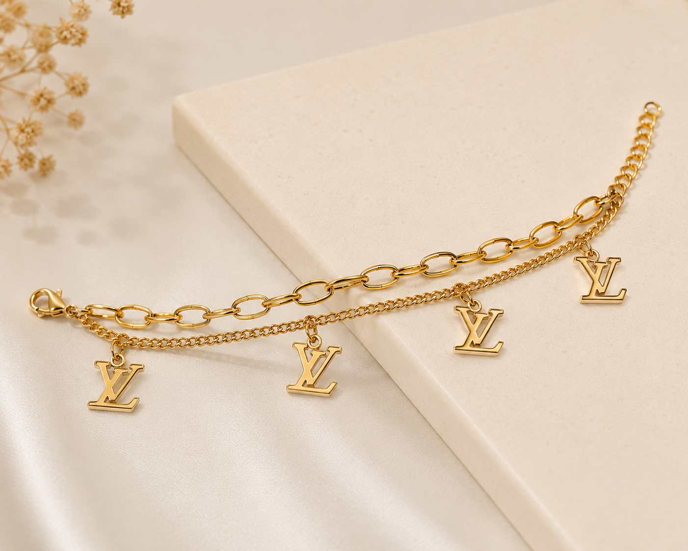 Two Chain Bracelets