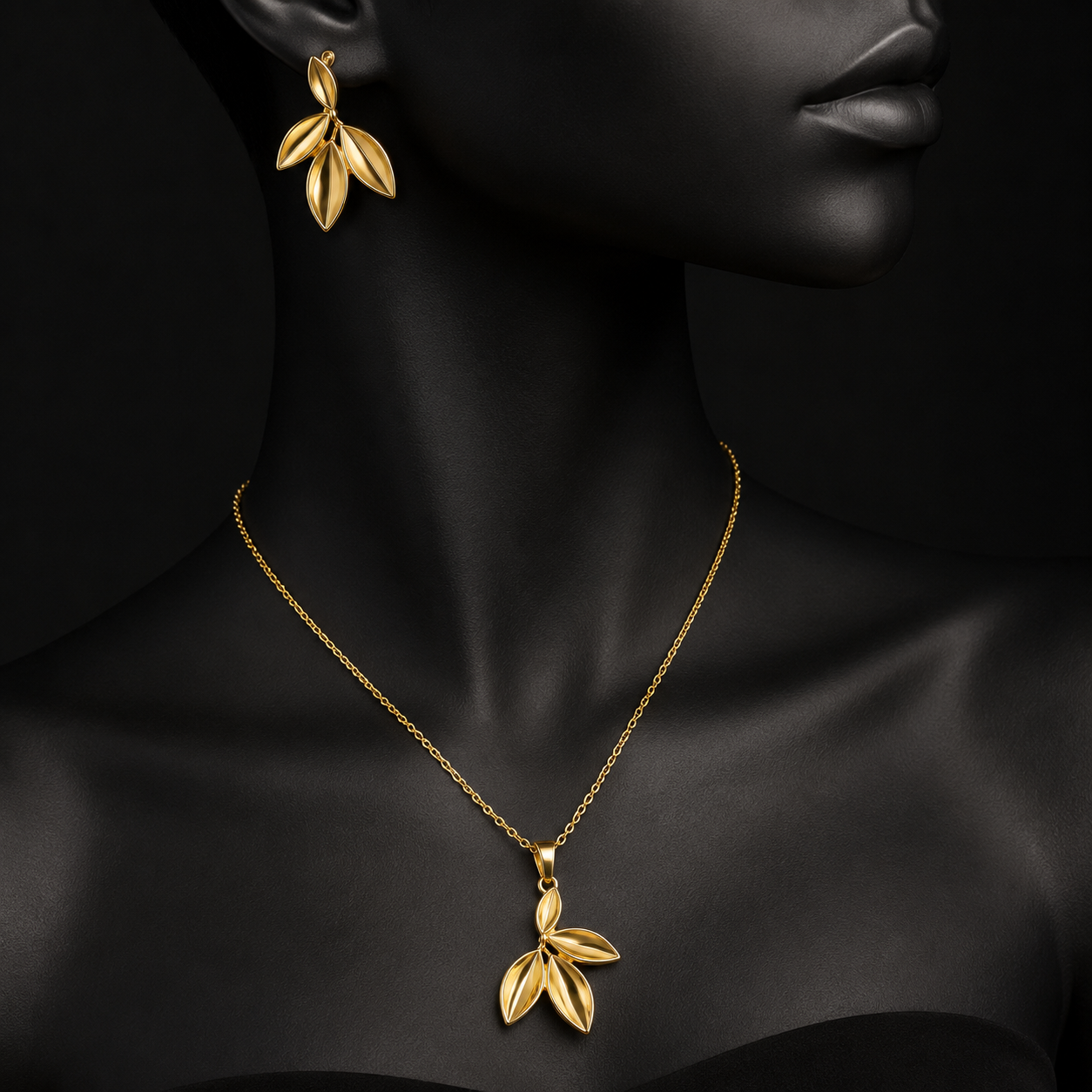 Sente Necklace and Earrings Set