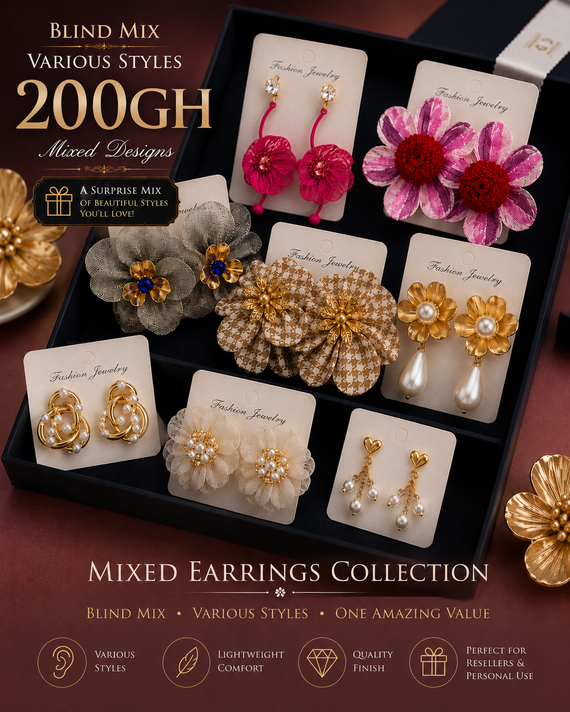 200gh| Mixed Earrings Package