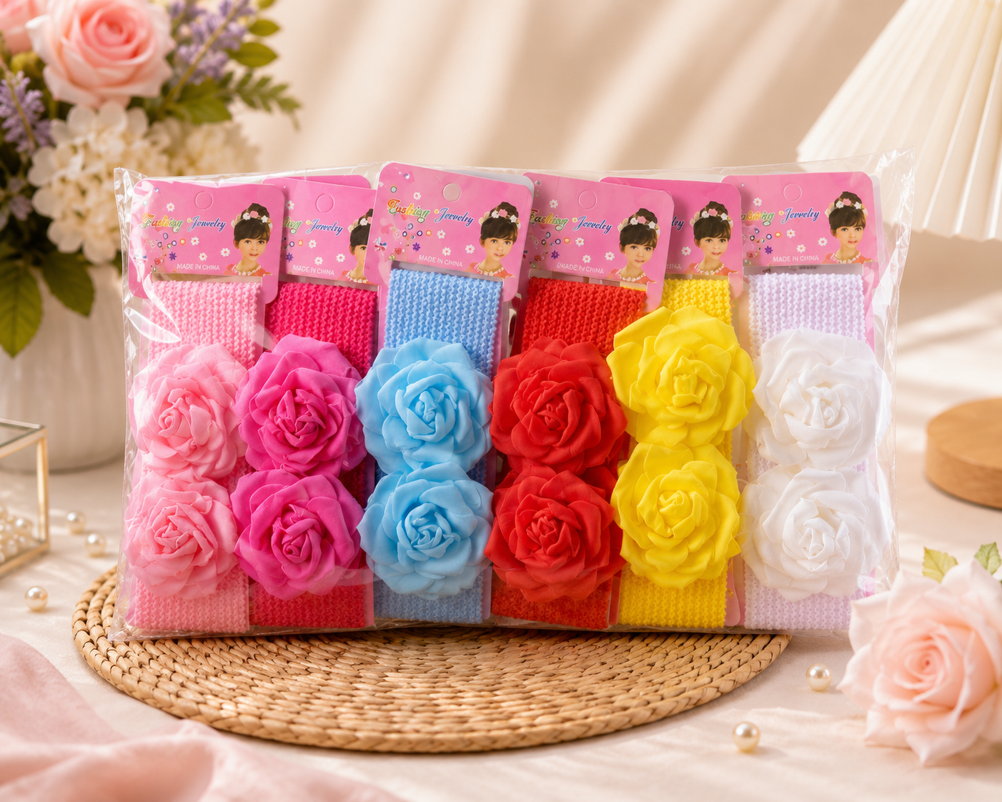 Rose Hair Bands