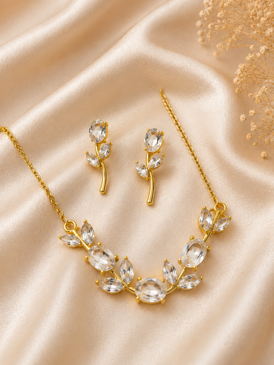 Floral Necklace Set